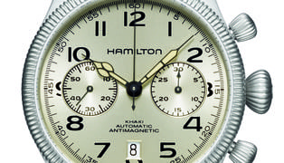 H60416553 khaki pioneer auto chrono